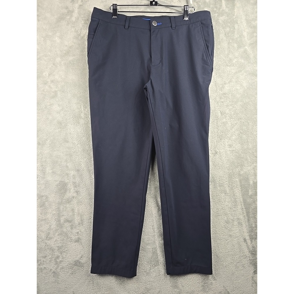 Twillory Golf Pants Mens 32x27 Blue Performance Tailored Fit Dress‎ Stretch
